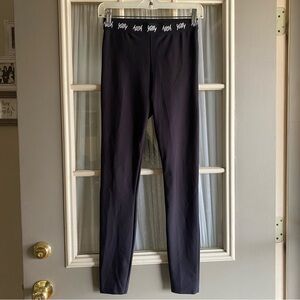 YITTY Major Label Shaping High Waist Logo Leggings in Black